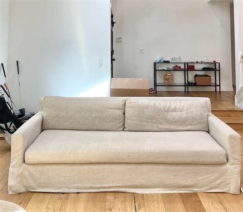 Every piece is inspected. . Restoration hardware belgian track arm sofa review